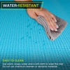 image:imageProsourceFit Classic Yoga Mat 18 3mm Thick Extra Long 72Inch Lightweight Fitness Mat with NonSlip Grip for Yoga Pilates ExerciseAQUA