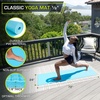 image:imageProsourceFit Classic Yoga Mat 18 3mm Thick Extra Long 72Inch Lightweight Fitness Mat with NonSlip Grip for Yoga Pilates ExerciseAQUA