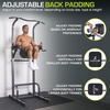 image:imageProsourceFit Dip Stand Station Heavy Duty Ultimate Body Press Bar with Safety Connector for Tricep Dips