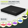 image:imageProsourceFit Exercise Balance Pad NonSlip Cushioned Foam Mat amp Knee Pad for Fitness and Stability Training Yoga Physical TherapyBlack