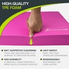 image:imageProsourceFit Exercise Balance Pad NonSlip Cushioned Foam Mat amp Knee Pad for Fitness and Stability Training Yoga Physical TherapyPink