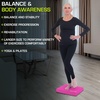 image:imageProsourceFit Exercise Balance Pad NonSlip Cushioned Foam Mat amp Knee Pad for Fitness and Stability Training Yoga Physical TherapyPink