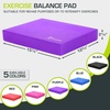 image:imageProsourceFit Exercise Balance Pad NonSlip Cushioned Foam Mat amp Knee Pad for Fitness and Stability Training Yoga Physical TherapyPurple