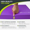 image:imageProsourceFit Exercise Balance Pad NonSlip Cushioned Foam Mat amp Knee Pad for Fitness and Stability Training Yoga Physical TherapyPurple