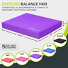 image:imageProsourceFit Exercise Balance Pad NonSlip Cushioned Foam Mat amp Knee Pad for Fitness and Stability Training Yoga Physical TherapyPurple