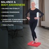 image:imageProsourceFit Exercise Balance Pad NonSlip Cushioned Foam Mat amp Knee Pad for Fitness and Stability Training Yoga Physical TherapyRed