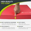 image:imageProsourceFit Exercise Balance Pad NonSlip Cushioned Foam Mat amp Knee Pad for Fitness and Stability Training Yoga Physical TherapyRed