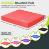 image:imageProsourceFit Exercise Balance Pad NonSlip Cushioned Foam Mat amp Knee Pad for Fitness and Stability Training Yoga Physical TherapyRed