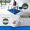 image:imageProsourceFit Extra Thick Puzzle Exercise Mat 1 EVA Foam Interlocking Tiles for Protective Cushioned Workout Flooring for Home and Gym Equipment Blue 3packBlue