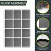 image:imageProsourceFit Extra Thick Puzzle Exercise Mat 1 EVA Foam Interlocking Tiles for Protective Cushioned Workout Flooring for Home and Gym Equipment Blue 3packGray