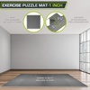 image:imageProsourceFit Extra Thick Puzzle Exercise Mat 1 EVA Foam Interlocking Tiles for Protective Cushioned Workout Flooring for Home and Gym Equipment Blue 3packGrey
