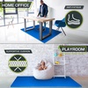 image:imageProsourceFit Extra Thick Puzzle Exercise Mat 1 EVA Foam Interlocking Tiles for Protective Cushioned Workout Flooring for Home and Gym Equipment Blue 3packBlue