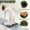 image:imageProsourceFit Extra Thick Yoga Knee Pad and Elbow Cushion 15mm 58 Fits Standard Mats for Pain Free Joints in Yoga Pilates Floor WorkoutsBlack