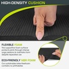image:imageProsourceFit Extra Thick Yoga Knee Pad and Elbow Cushion 15mm 58 Fits Standard Mats for Pain Free Joints in Yoga Pilates Floor WorkoutsBlack