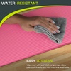 image:imageProsourceFit Extra Thick Yoga Knee Pad and Elbow Cushion 15mm 58 Fits Standard Mats for Pain Free Joints in Yoga Pilates Floor WorkoutsPink