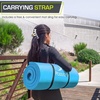 image:imageProsourceFit Extra Thick Yoga and Pilates Mat 71inch Long High Density Exercise Mat with Comfort Foam and Carrying StrapAqua
