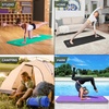 image:imageProsourceFit Extra Thick Yoga and Pilates Mat 71inch Long High Density Exercise Mat with Comfort Foam and Carrying StrapBlack