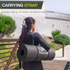image:imageProsourceFit Extra Thick Yoga and Pilates Mat 71inch Long High Density Exercise Mat with Comfort Foam and Carrying StrapBlack