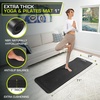 image:imageProsourceFit Extra Thick Yoga and Pilates Mat 71inch Long High Density Exercise Mat with Comfort Foam and Carrying StrapBlack