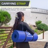 image:imageProsourceFit Extra Thick Yoga and Pilates Mat 71inch Long High Density Exercise Mat with Comfort Foam and Carrying StrapBlue