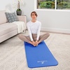 image:imageProsourceFit Extra Thick Yoga and Pilates Mat 71inch Long High Density Exercise Mat with Comfort Foam and Carrying StrapBlue