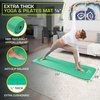 image:imageProsourceFit Extra Thick Yoga and Pilates Mat 71inch Long High Density Exercise Mat with Comfort Foam and Carrying StrapGreen