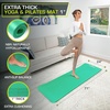 image:imageProsourceFit Extra Thick Yoga and Pilates Mat 71inch Long High Density Exercise Mat with Comfort Foam and Carrying StrapGreen