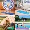 image:imageProsourceFit Extra Thick Yoga and Pilates Mat 71inch Long High Density Exercise Mat with Comfort Foam and Carrying StrapGreen