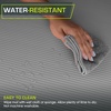 image:imageProsourceFit Extra Thick Yoga and Pilates Mat 71inch Long High Density Exercise Mat with Comfort Foam and Carrying StrapGrey