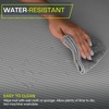 image:imageProsourceFit Extra Thick Yoga and Pilates Mat 71inch Long High Density Exercise Mat with Comfort Foam and Carrying StrapGrey