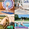 image:imageProsourceFit Extra Thick Yoga and Pilates Mat 71inch Long High Density Exercise Mat with Comfort Foam and Carrying StrapGrey