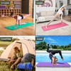 image:imageProsourceFit Extra Thick Yoga and Pilates Mat 71inch Long High Density Exercise Mat with Comfort Foam and Carrying StrapPink