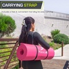 image:imageProsourceFit Extra Thick Yoga and Pilates Mat 71inch Long High Density Exercise Mat with Comfort Foam and Carrying StrapPink