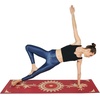 image:imageProsourceFit Mandala Yoga Mat 316 5mm Thick Workout Surface with Exclusive Printed Designs for Stylish Comfort Stability and Balance NonSlip Option for Yoga and PilatesTao  Red