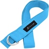 image:imageProsourceFit Metal DRing Yoga Strap 8 Durable Cotton for Stretching and FlexibilityAqua