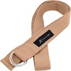 image:imageProsourceFit Metal DRing Yoga Strap 8 Durable Cotton for Stretching and FlexibilityBeige
