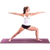 image:imageProsourceFit Natura TPE Yoga Mat 14 6mm Thick 72 Long Reversible with HighDensity Cushion amp Nonslip Texture Ecoconscious amp HygienicPurplePink