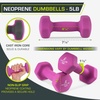 image:imageProsourceFit Neoprene Dumbbell Coated for NonSlip Grip5Pound