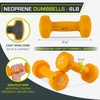 image:imageProsourceFit Neoprene Dumbbell Coated for NonSlip Grip6Pound