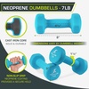 image:imageProsourceFit Neoprene Dumbbell Coated for NonSlip Grip7Pound