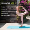 image:imageProsourceFit Original Yoga Exercise Mat 14 6mm Thick for Comfort and Stability with Carrying Straps Non Slip Multiple ColorsAqua