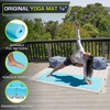 image:imageProsourceFit Original Yoga Exercise Mat 14 6mm Thick for Comfort and Stability with Carrying Straps Non Slip Multiple ColorsAqua