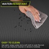 image:imageProsourceFit Original Yoga Exercise Mat 14 6mm Thick for Comfort and Stability with Carrying Straps Non Slip Multiple ColorsBlack