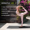 image:imageProsourceFit Original Yoga Exercise Mat 14 6mm Thick for Comfort and Stability with Carrying Straps Non Slip Multiple ColorsBlack