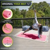 image:imageProsourceFit Original Yoga Exercise Mat 14 6mm Thick for Comfort and Stability with Carrying Straps Non Slip Multiple ColorsPink