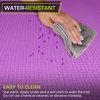 image:imageProsourceFit Original Yoga Exercise Mat 14 6mm Thick for Comfort and Stability with Carrying Straps Non Slip Multiple ColorsPurple