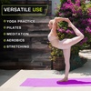 image:imageProsourceFit Original Yoga Exercise Mat 14 6mm Thick for Comfort and Stability with Carrying Straps Non Slip Multiple ColorsPurple