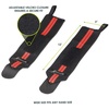image:imageProsourceFit Pair of Barbell Weight Lifting Wrist Wraps Support with Thumb Loop RedRed