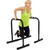 image:imageProsourceFit Power Dip Station Adjustable Height Upper Body Equipment for Home GymBlack