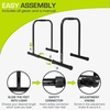 image:imageProsourceFit Power Dip Station Adjustable Height Upper Body Equipment for Home GymBlack